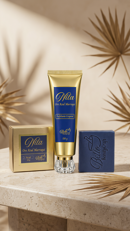 Dúo Exfoliante y Jabón Corporal de Nila Azul