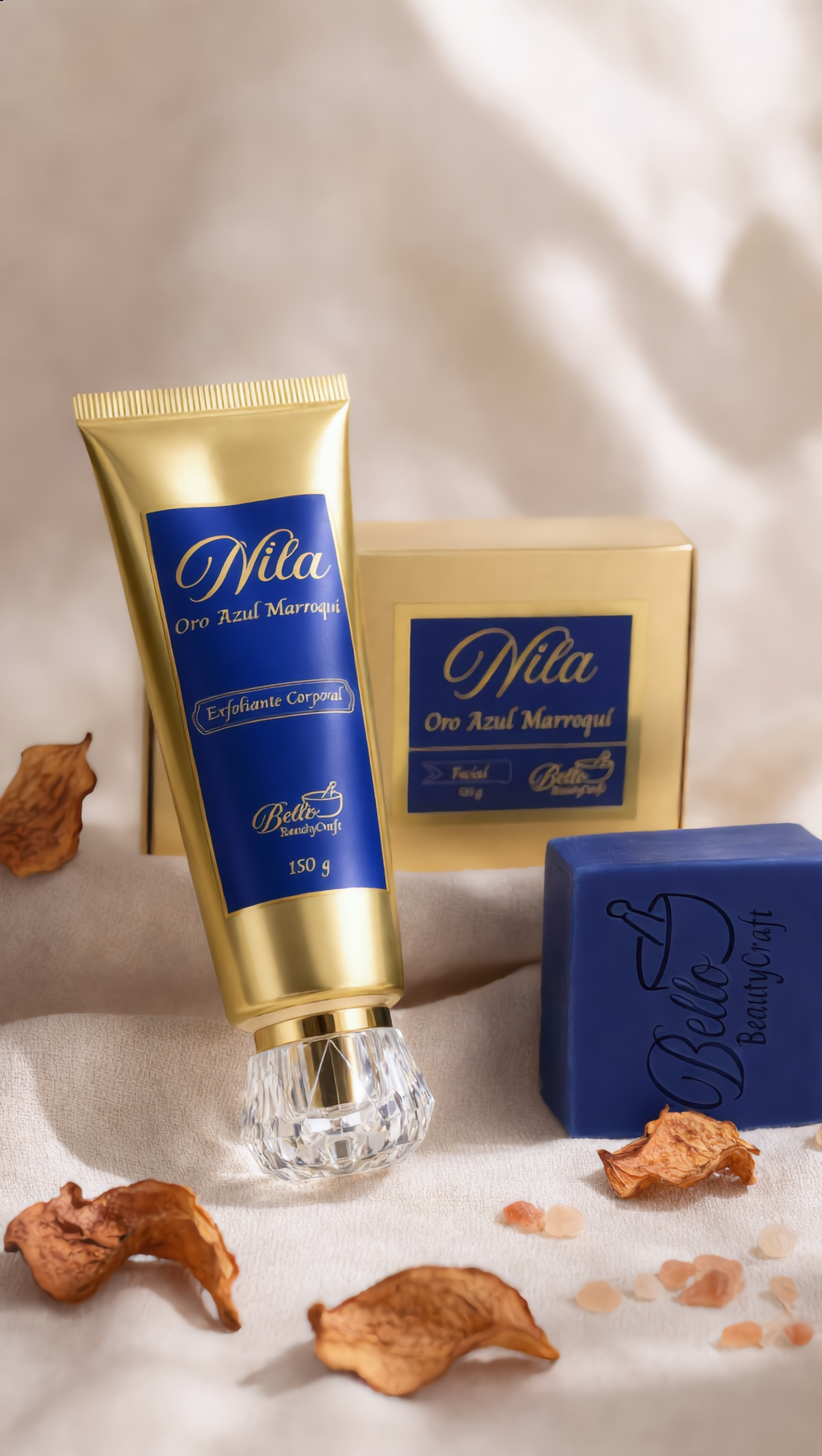 Dúo Exfoliante y Jabón Corporal de Nila Azul