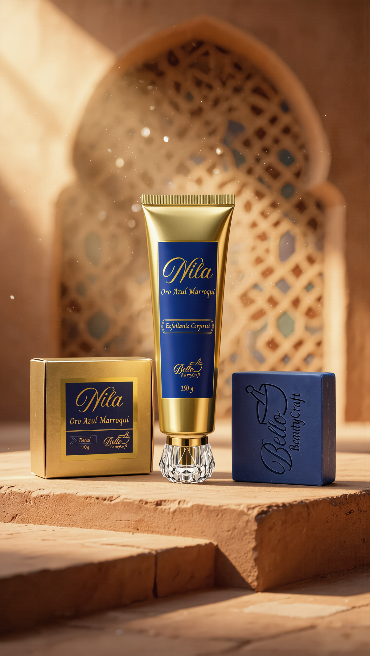 Dúo Exfoliante y Jabón Corporal de Nila Azul