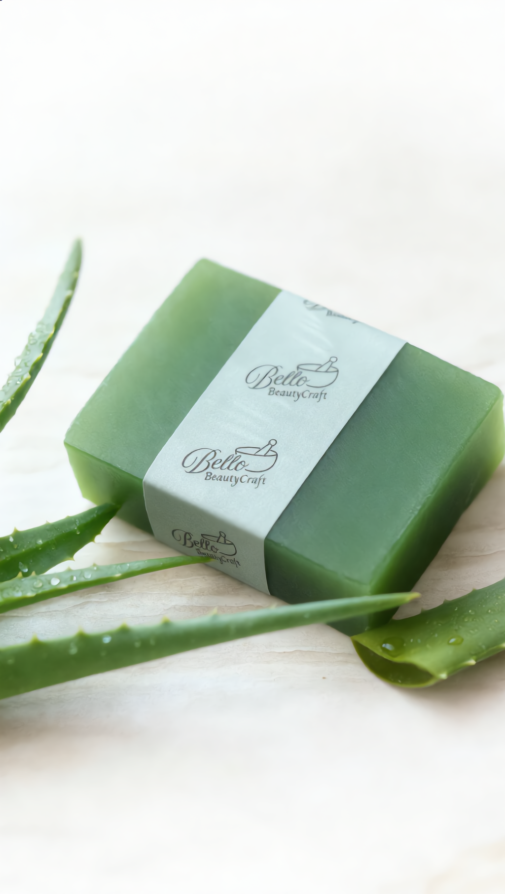 Jabón de Aloe Vera & Vitamina E | Hidratación Reparadora Intensiva